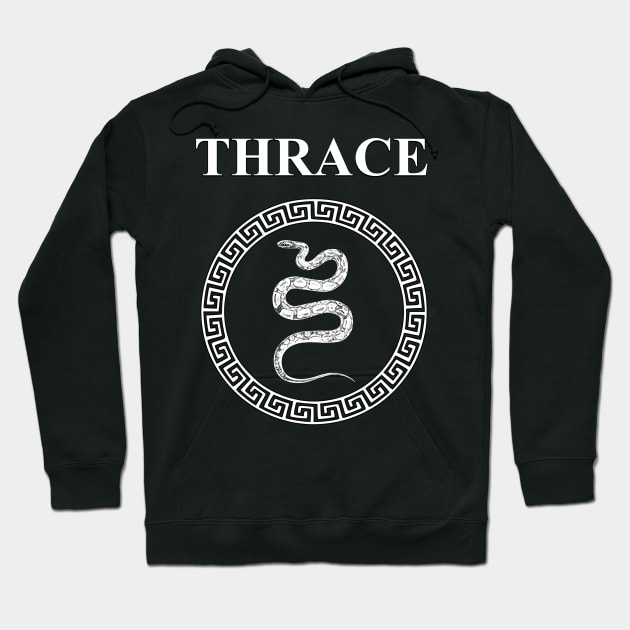 Thrace Ancient Thracian Symbol Hoodie by AgemaApparel